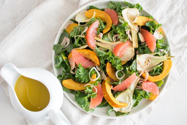 Salade de courge musquée