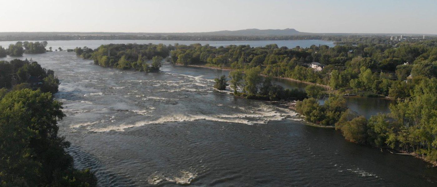 Les rapides à Chambly.